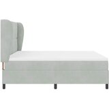  Krevet s opruga kutije Svijetlo siva 200 x 180 cm Baršun | shoptok.hr