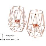 Echtwerk Set Držal Za Čajne Svečke Vintage, Barva Bakra, 2 Kos | Shoptok.si