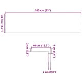  Prozorske klupice 2 kom svijetlosmeđe 160x40x2 cm masivne hrast | shoptok.hr
