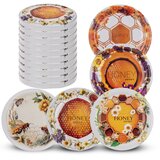 KADAX Pokrovčki za kozarce Fi82 Pokrovčki za kozarce za med, 10 kosov, 6-zaklepni, (5000355122) | Shoptok.si