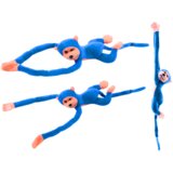 Plišana igračka majmun sa zvučnim efektima 60 cm - plava | shoptok.hr