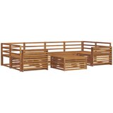  Set vanjskih sofa 7 kom. Prirodna Čvrsto drvo akacije | shoptok.hr