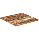 vidaXL Kvadratna mizna plošča 80x80 cm 25-27 mm trden predelan les Cene