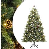 Umjetno Drvo za Božić s Šišarkama Zelena 210 cm | shoptok.hr