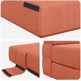  Preklopni madrac za sofu Crvena narančasta 100 x 80 x 60 cm | shoptok.hr
