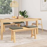  Jastučić za klupu 4 kom. Kord Svjetlosiva Dubina 35 cm | shoptok.hr
