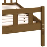 Okvir za krevet masivno drvo boja meda 150 x 200 cm bračni | shoptok.hr
