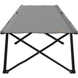  Sklopivi kamperski krevet Siva 206 x 76 x 74 cm Oxford i čelik | shoptok.hr