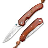  Damaskovski sklopivi nož HARAHU SA-29035 - Smeđa KP29035 | Shoptok.si