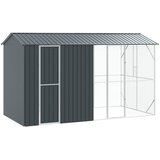  Kavez za ptice Antracit 430 x 208 x 247 cm Cinkani čelik | Eponuda.com
