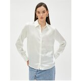 Koton Buttoned Long Sleeve Satin Shirt | Shoptok.si