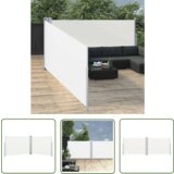  The Living Store Zložljiva stranska tenda krem 100x1000 cm - Stranska Tenda, (21742472) Cene
