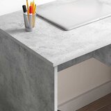  Stol s ladicama Betonski sivi 90 x 49 x 75 cm Konstruirano drvo | shoptok.hr