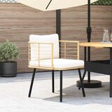 Maison Chic Vrtni Stoli - Stol za vrt z blazinami Natural Poly Rattan JS759, (21877512) | Shoptok.si