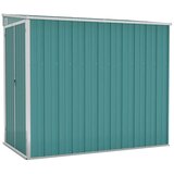 vidaXL Vrtna lopa zelena 118x194x178 cm pocinkano jeklo | Shoptok.si