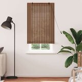 vidaXL Zavjese i sjenila sa zavjesama Smeđa 90 x 220 cm bambus | shoptok.hr