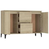 vidaXL komoda sonoma hrast 104x35x70 cm iverna plošča | Shoptok.si