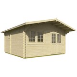 Male kuće Drvena vrtna kućica RAMSI 475 × 475 cm sa šindrom | shoptok.hr