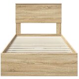  Okvir za krevet s ladicama Sonoma hrast 90 x 200 cm | shoptok.hr