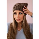 Kesi Cap with fleece Paulina K227 mocca Cene