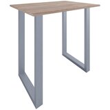 XXXL Barska Miza Xona, Barva Hrasta, Srebrna, 110x80cm Cene