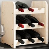 vidaXL Stojalo za vino 33x25x37 cm trdna borovina Cene