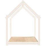 Krevet za pse bijeli 111x80x100 cm od masivne borovine | Eponuda.ba