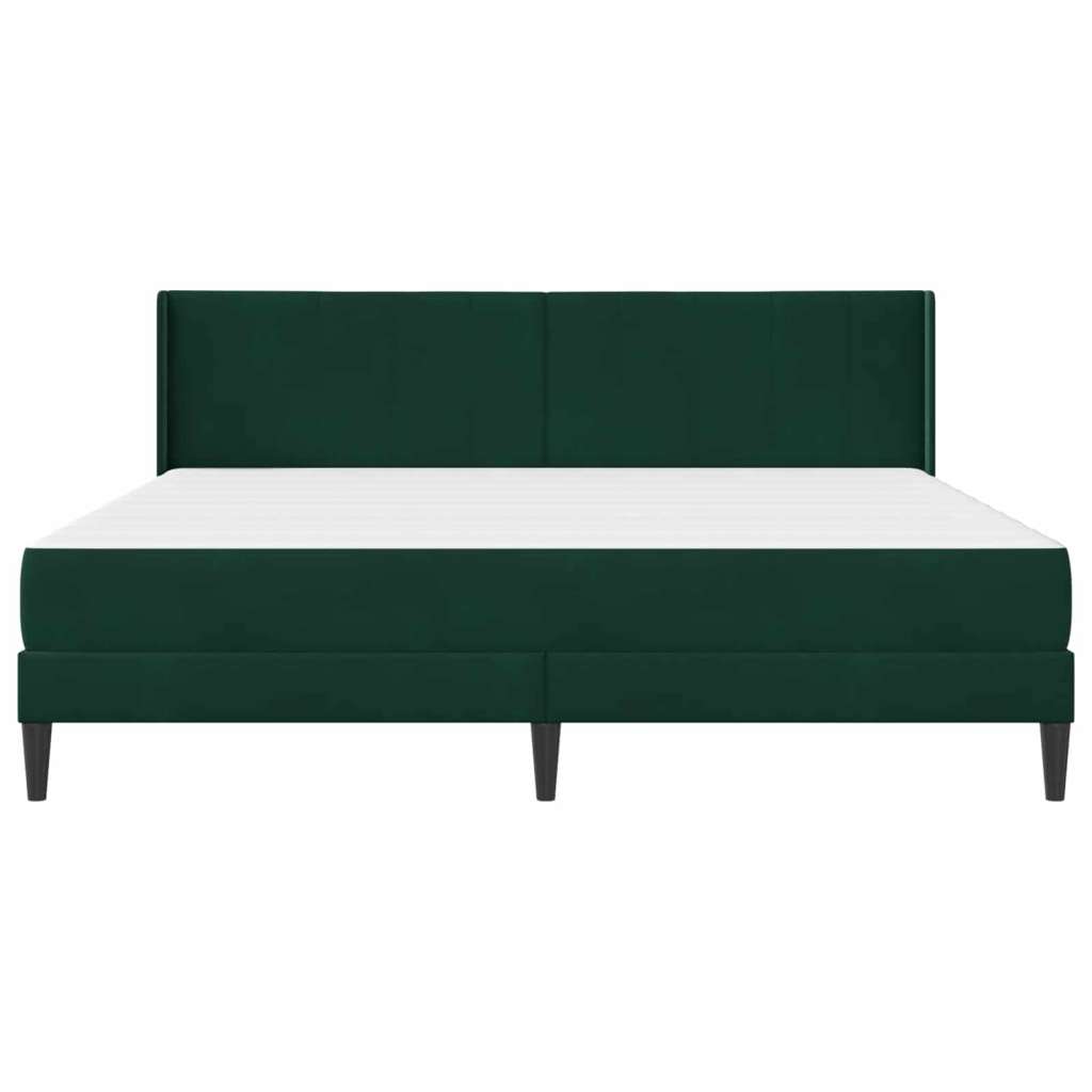  Okvir za krevet Tamnozelena 180 x 200 cm Baršun - Tamnozelena 180 x 200 cm | shoptok.hr