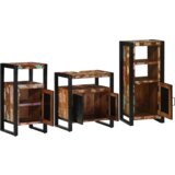  Set namještaja za kupaonicu 3 pcs Čvrsto reciklirano drvo | shoptok.hr