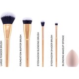 Notino Gift Set Make-up Brushes and Sponge Gift Set set čopičev z etuijem | Shoptok.si