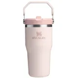 svijetlo ružičasta termosica 600 ml IceFlow Flip Straw 2.0 –