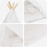  Kućica za ljubimce s jastukom Bijela 40 x 40 x 50 cm Poliester | shoptok.hr
