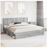 vidaXL Uzglavlje Siva Sonoma Konstruirano drvo - Siva Sonoma 200 cm | shoptok.hr