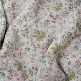 Linen Tales Lanena plahta s gumom u prirodnoj boji 90x190 cm Botany 2 – | shoptok.hr