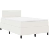  boxspring postelja z vzmetnico, žamet, krem/bela, 120×190 cm | Shoptok.si