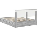  s od storage Siva Sonoma 140 x 200 cm Konstruirano drvo | shoptok.hr