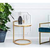Mauro Ferretti Okrugao pomoćni stol s mramornom pločom ø 40,5 cm Round Marble – | shoptok.hr