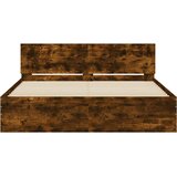  Okvir kreveta s uzglavljem boja hrasta 140x190 cm | shoptok.hr