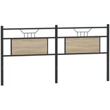  Zamjensko uzglavlje boja hrasta sonome 160 cm konstruirano drvo i čelik | shoptok.hr