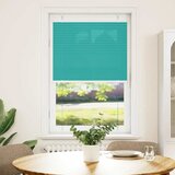  Plisirana zavjesa petrolej zelena 75x100 cm Širina tkanine 74,4 cm Poliester | shoptok.hr