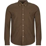 CHEMISE AJUSTEE COL BOUTONNE EN POLO FEATHERWEIGHT Smeđa