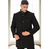 Dewberry PLT9367 MEN'S COAT-STRAIGHT BLACK