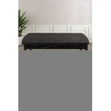 Hanah home trpezarijski sto na razvlačenje Rut, 132 × 80 cm (razvučen 170 cm), ploča u dekoru crnog mermera, crne noge | Eponuda.com