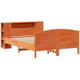  s regalom za knjige bez madraca 140 x 190 cm od borovine | shoptok.hr