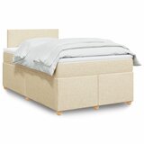  Krevet box spring s madracem krem 120 x 190 cm od tkanine | shoptok.hr