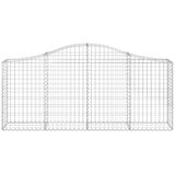  Lučne gabionske košare 30 kom 200x30x80/100cm pocinčano željezo | shoptok.hr