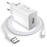 Xiaomi Polnilec USB 18W s kablom USB na USB-C MDY-10-EF bel, (20524163) Cene