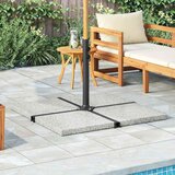 vidaXL Postolje za suncobran granitno 25 kg četvrtasto sivo | shoptok.hr