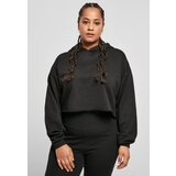 Urban Classics Women's Oversized Cropped Hoody Black Cene