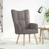 vidaXL Stol za sproščanje taupe blago | Shoptok.si
